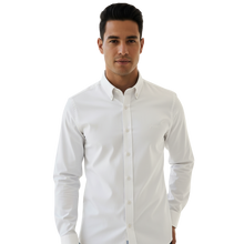 Load image into Gallery viewer, PS007 Long Sleeve Button Down Shirt - White - Pointer International