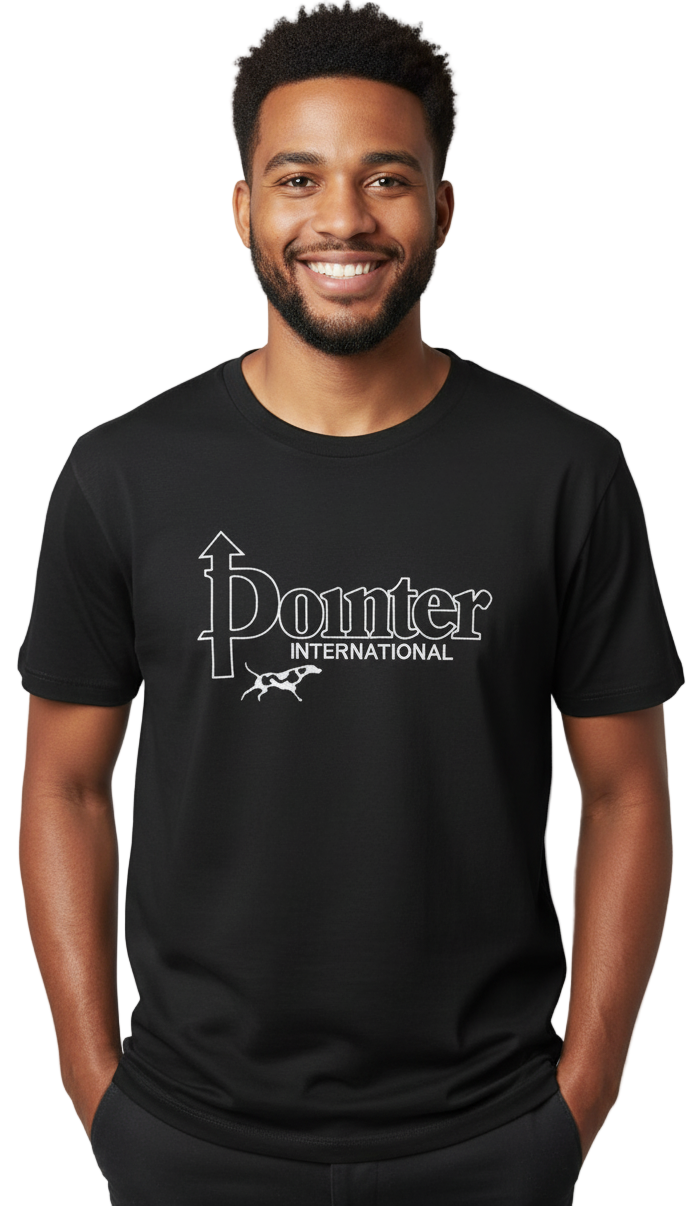 P0007 Embroidered Logo T-Shirt - Black – Pointer International