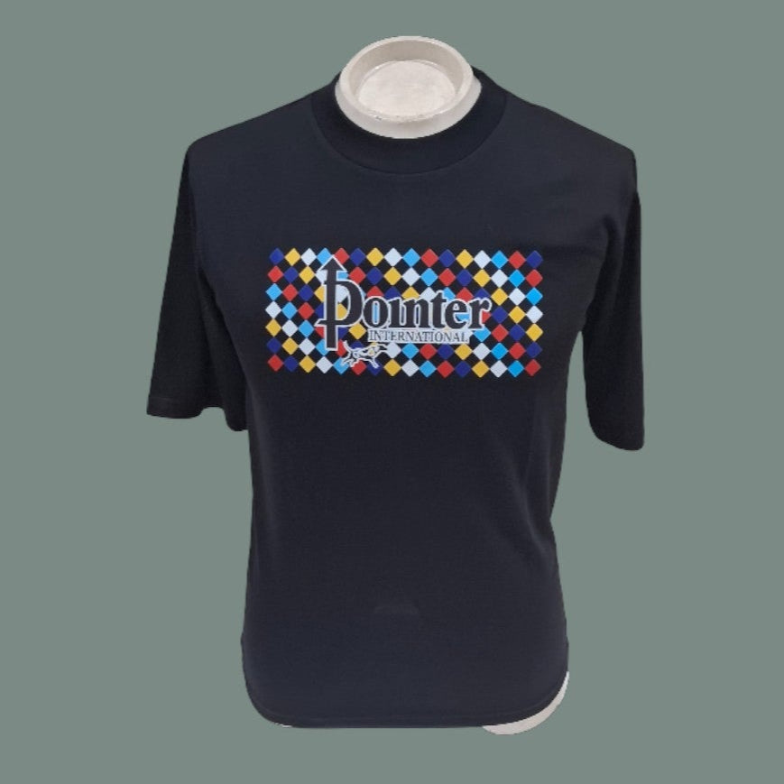 MSK03 Classic Chest Print T-Shirt Short Sleeve - Black