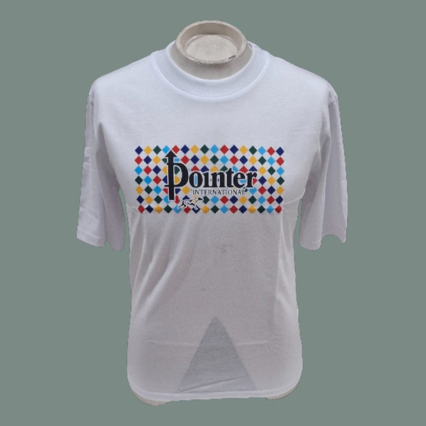 MSK03 Classic Chest Print T-Shirt Short Sleeve - White