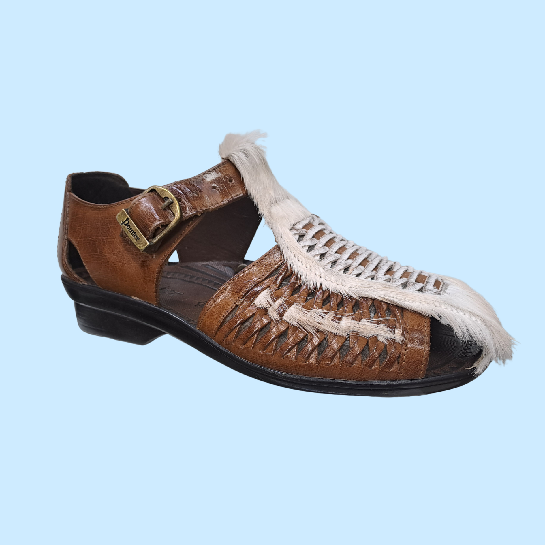 Kudu leather Sandal - Close Back – Pointer International