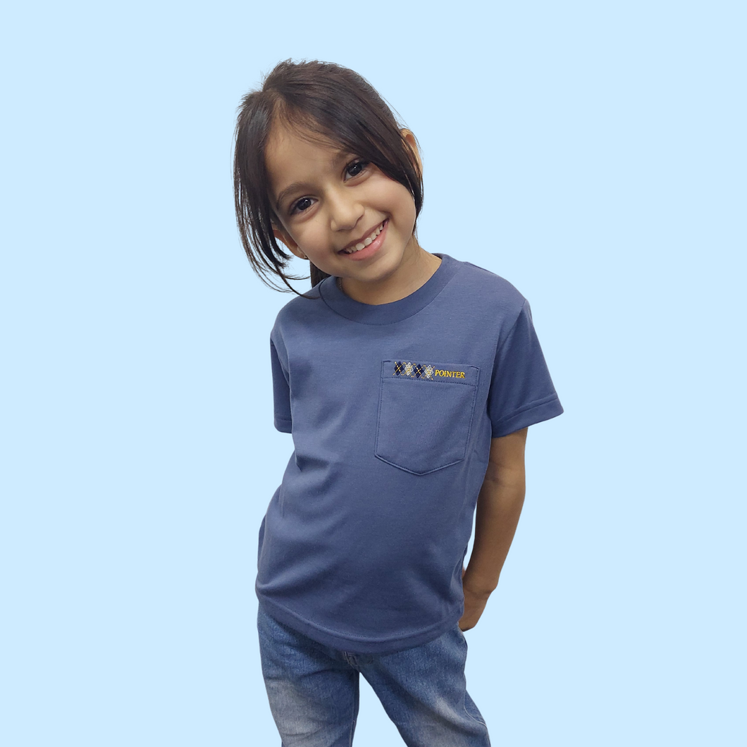 Bird Blue - Kids Classic T-Shirt Short Sleeve