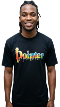 Load image into Gallery viewer, PDR001 Classic Drip Print T-Shirt Short Sleeve - Black
