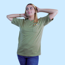 Load image into Gallery viewer, Olive Green - Classic T-Shirt Short Sleeve - Pointer International 

