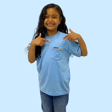 Powder Blue - Kids Classic T-Shirt Short Sleeve - Pointer International 
